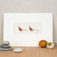 2 Pheasants print