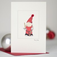 Christmas Gnome Christmas card