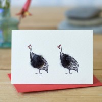 Mini Guinea Fowl card