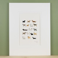 Limited Edition Print Of Small Dogs print