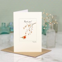 Robin card - Thank You