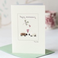 Sheep anniversary card