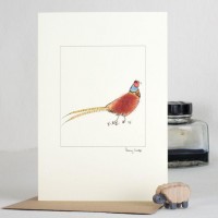 Pheasant card