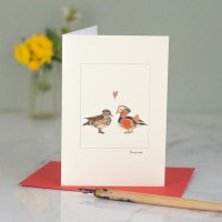Ducks Mandarin card