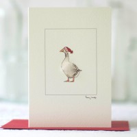 Christmas Goose Christmas card