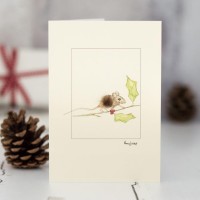 Mouse Christmas card