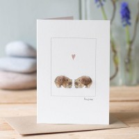 Wombats in Love card