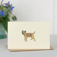 Mini Border Terrier card