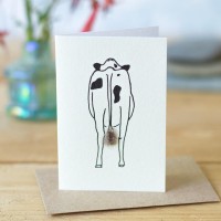 Mini Cow Friesian card